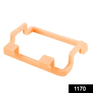 1170 Kitchen Plastic Garbage Bag Rack Holder (Orange Color)