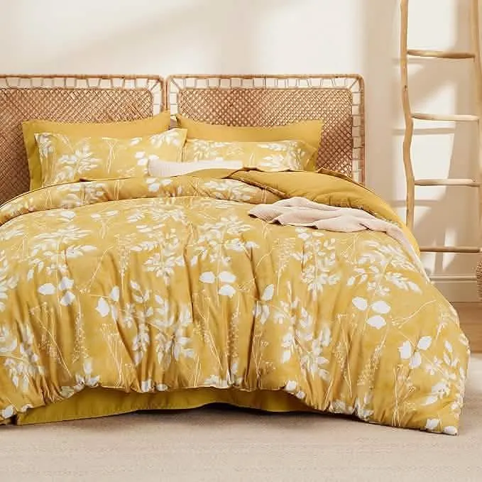 Bedsure Elegant Floral Comforter Sets