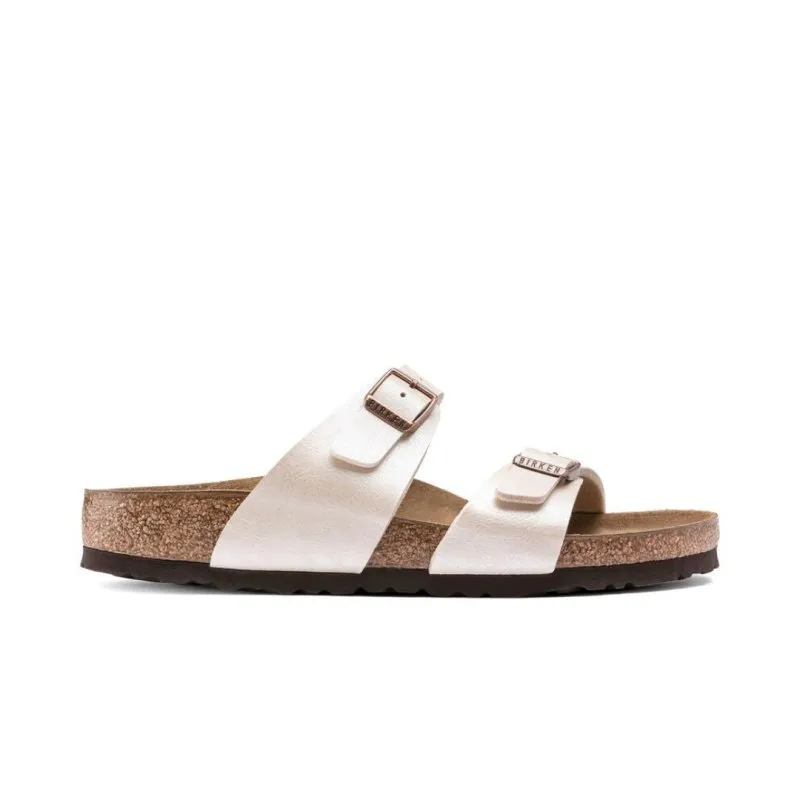 Birkenstock Women's Sydney - Graceful Pearl White Birko-Flor