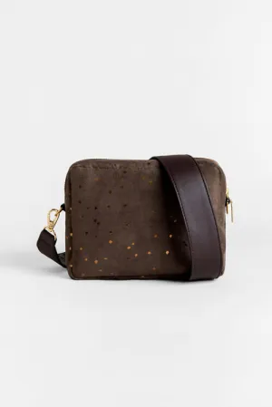 Box Crossbody Confetti Savanna and Black by Lee Coren