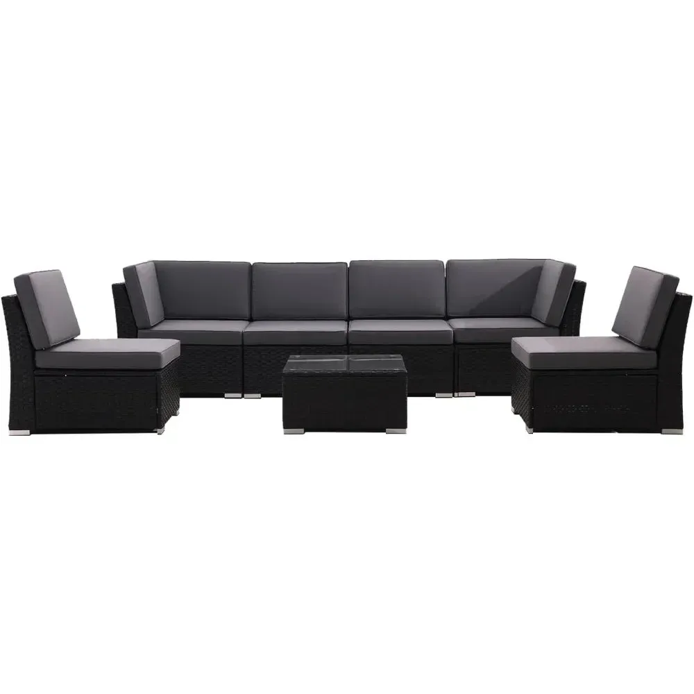 Breeze Patio Terrace Sofa Set with Padded Cushions