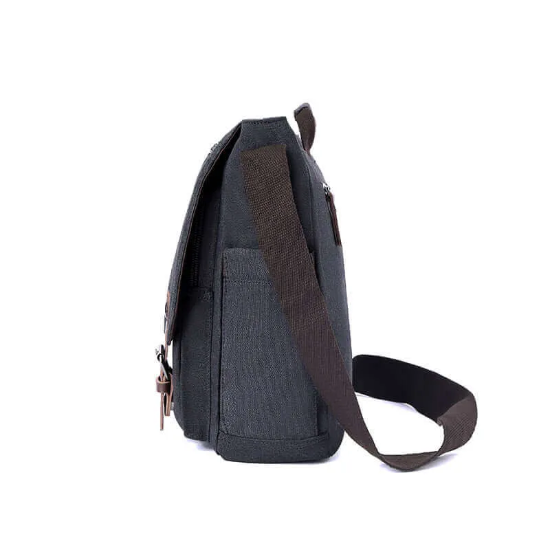 Classic Canvas Messenger Bag | 15 Inch Laptop Satchel