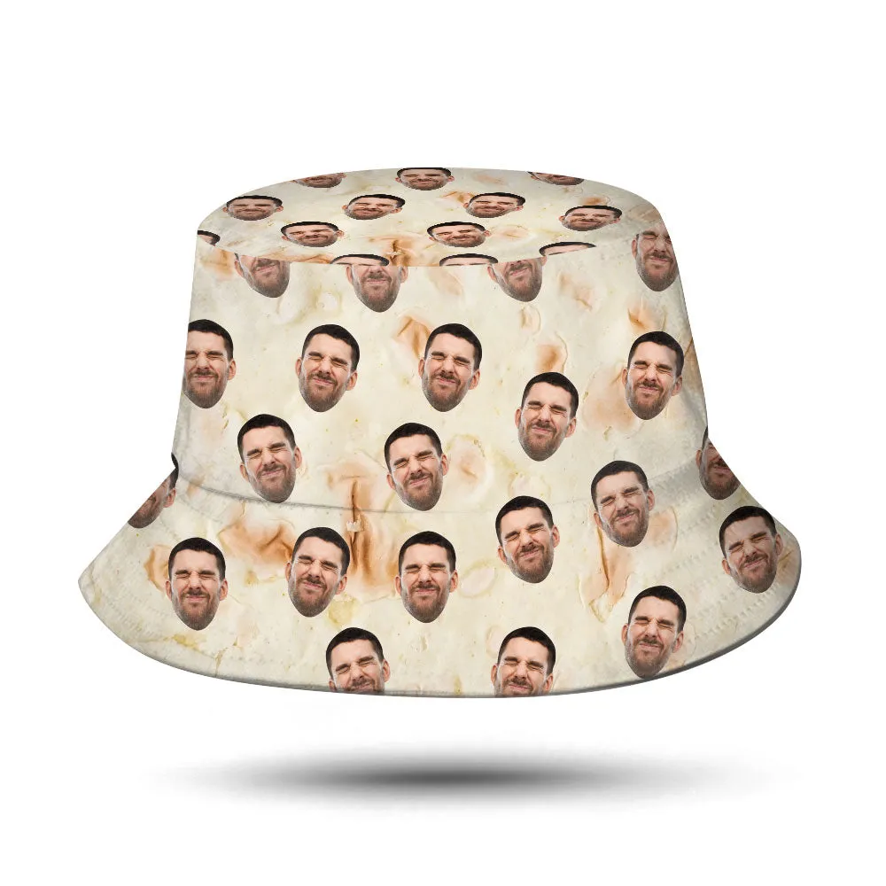 Custom Face Bucket Hat Personalised Burrito Bucket Hat Summer Wide Brim Fisherman Hat Gifts