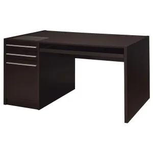 G800982 Contemporary Cappuccino Connect It Computer Desk