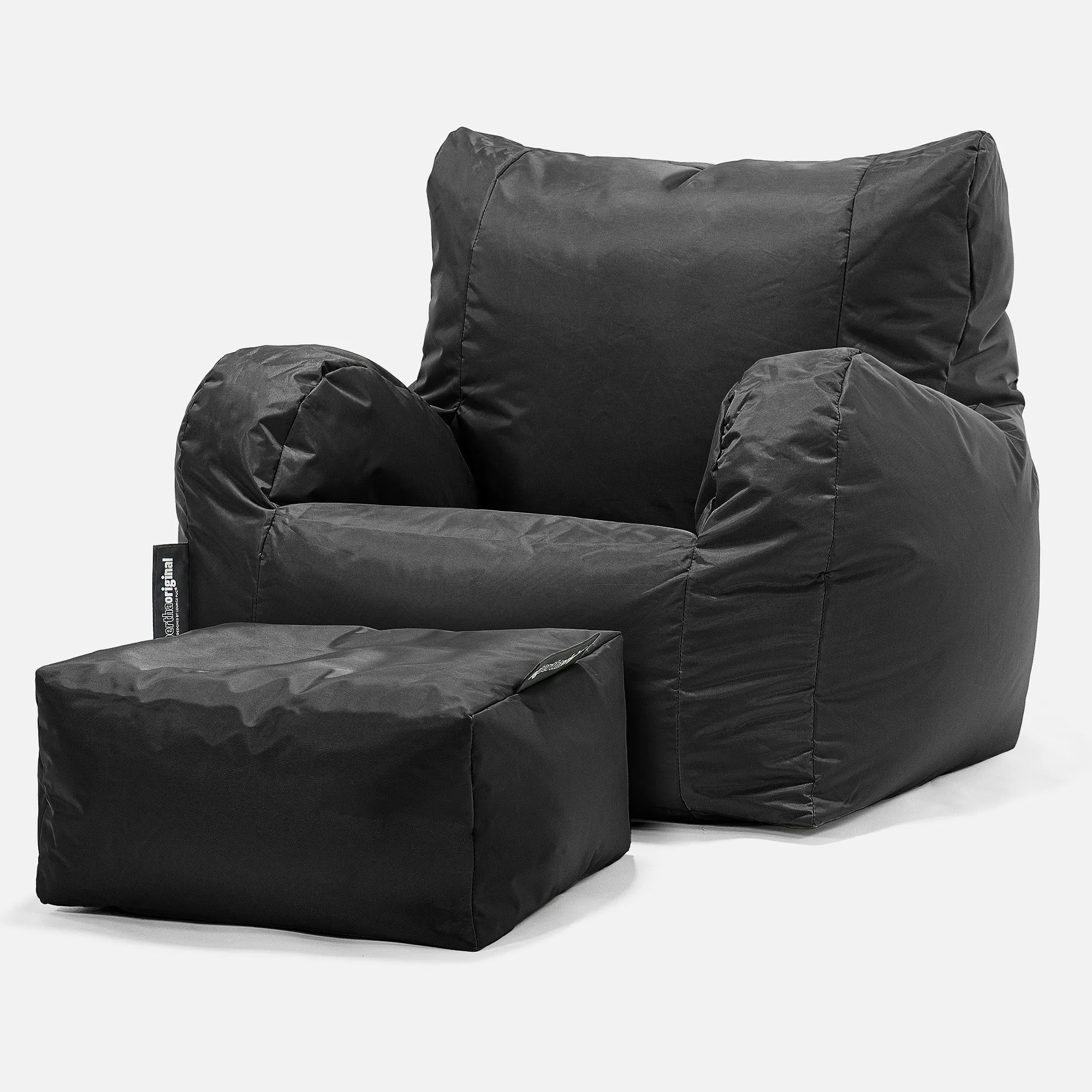 Garden Bean Bag Armchair - SmartCanvas™ Black