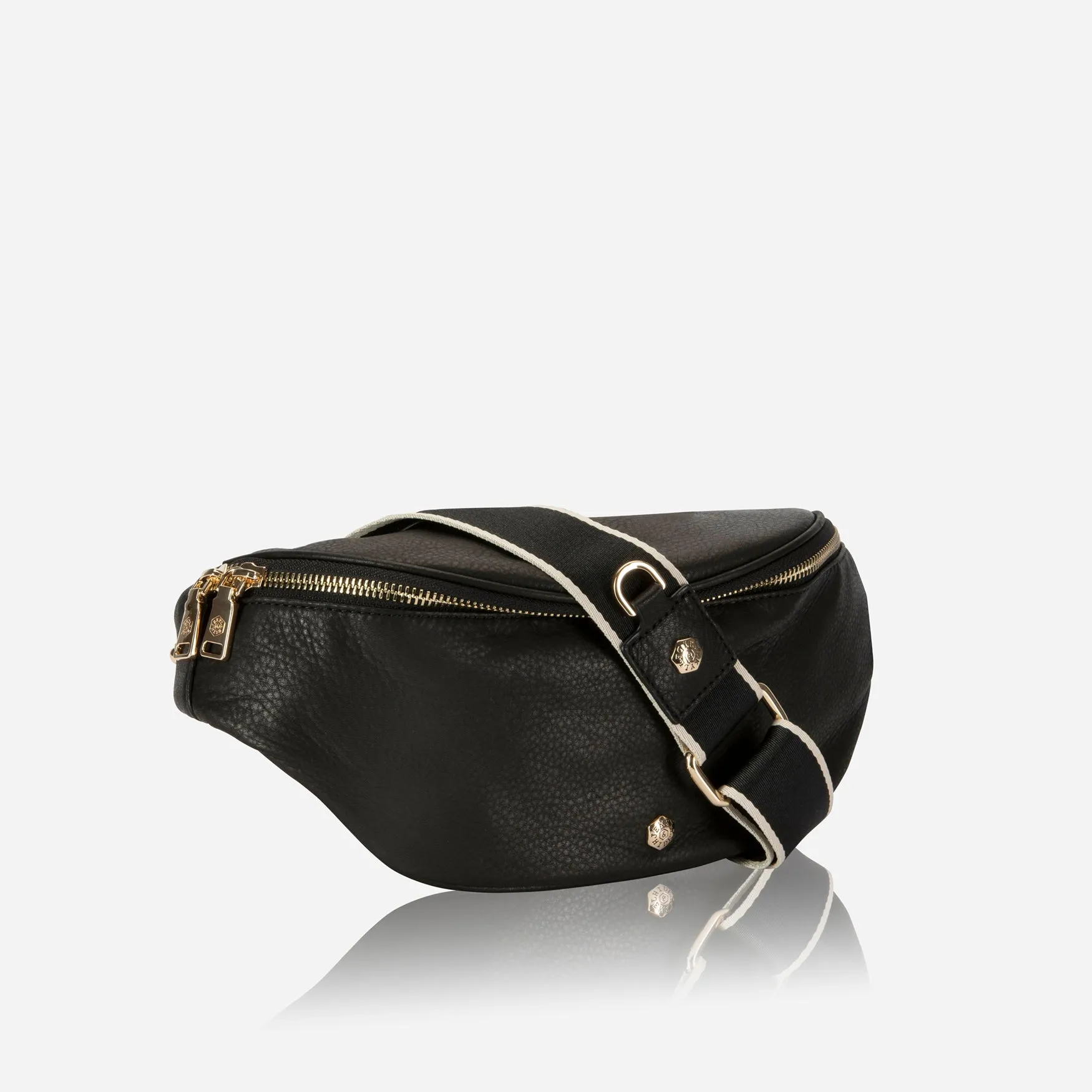 Geneva Ladies Leather Waist Bag