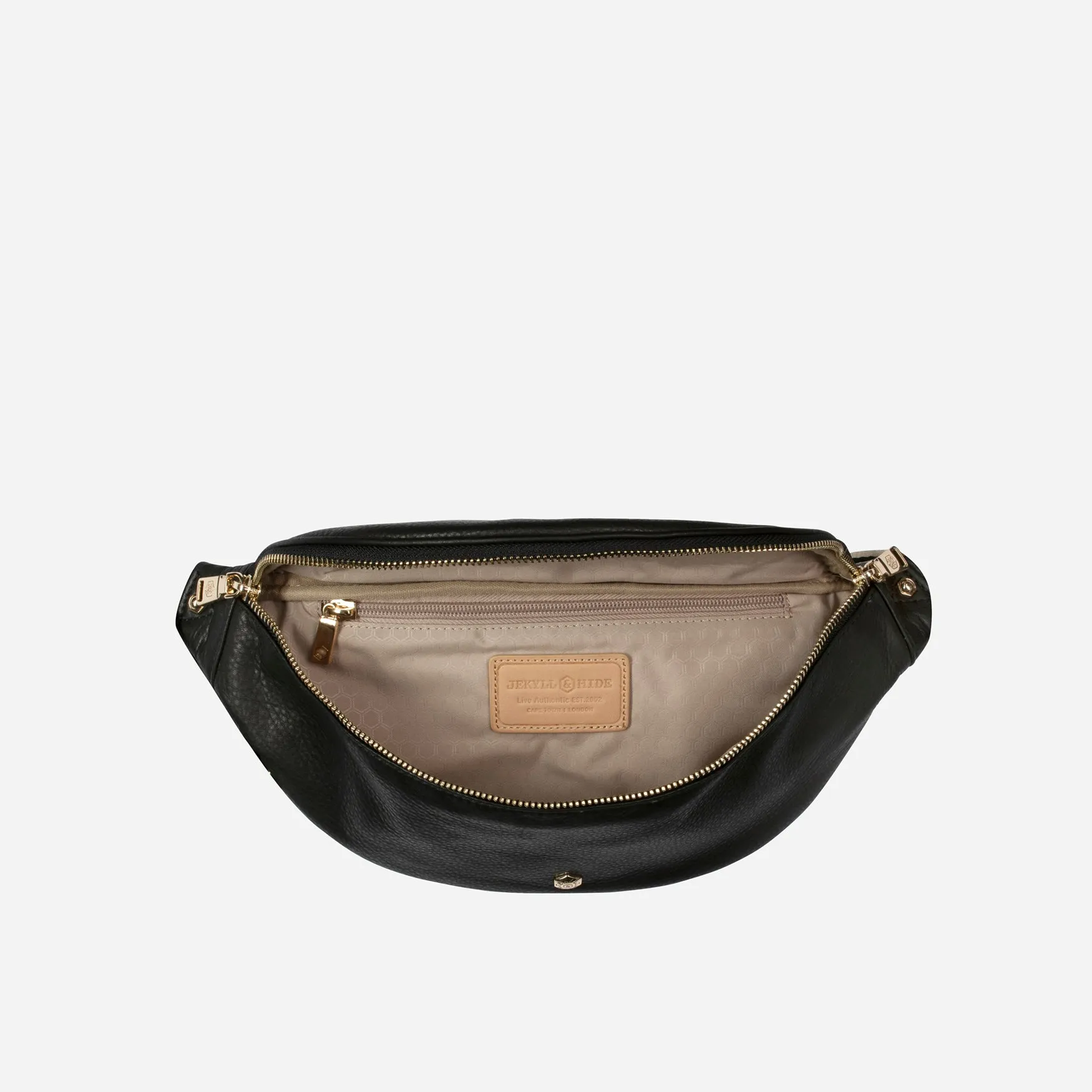 Geneva Ladies Leather Waist Bag