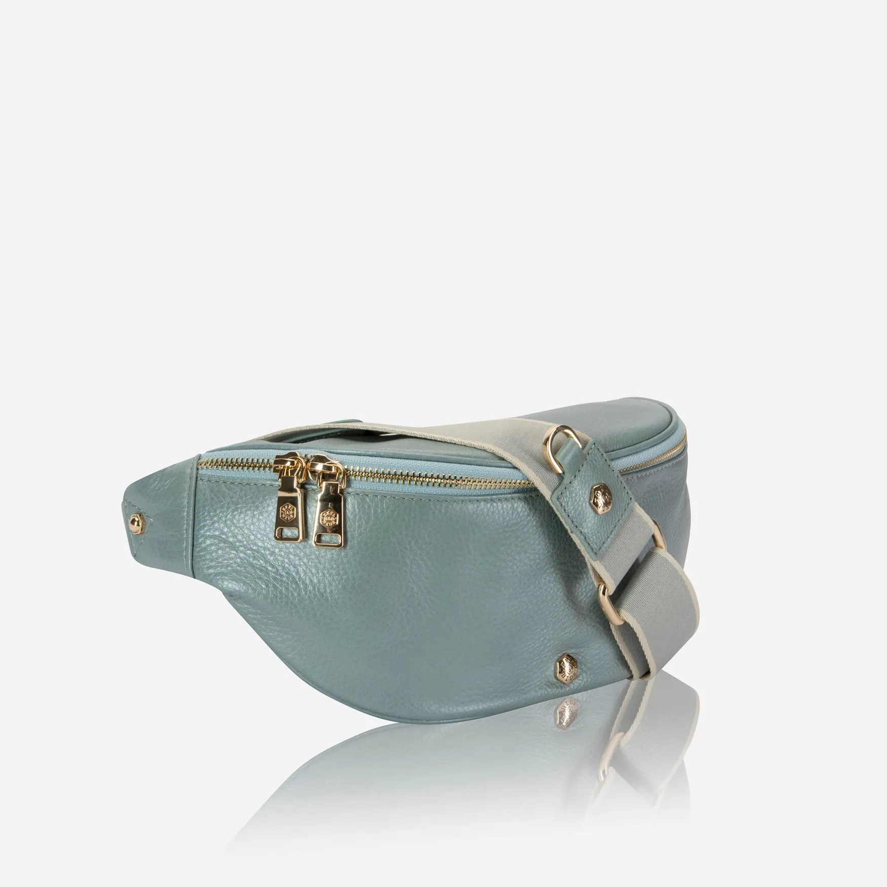 Geneva Ladies Leather Waist Bag