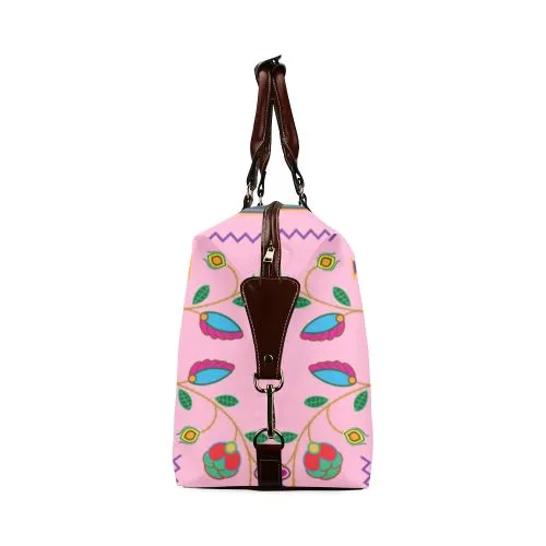 Geometric Floral Fall-Sunset Classic Travel Bag