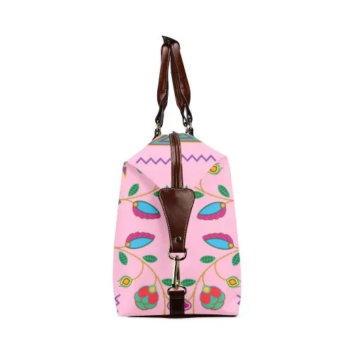 Geometric Floral Fall-Sunset Classic Travel Bag