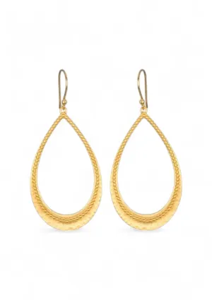 Graceful Beauty Dot Teardrop Earrings