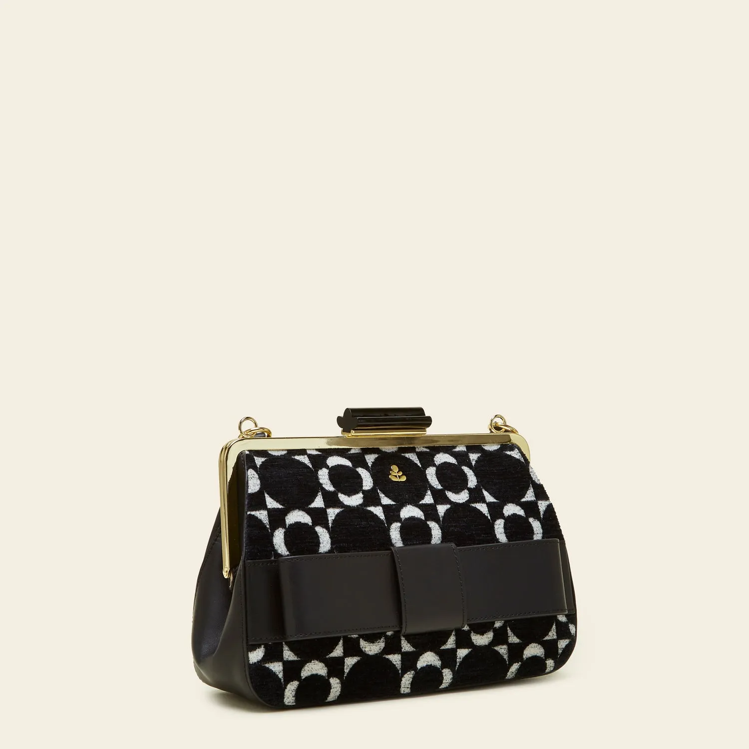 Holly Crossbody - Retro Tile Black