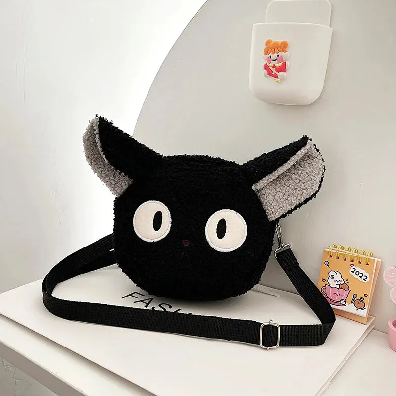 Japanese Style Kawaii Bag Women Cartoon Plush Shoulder Bag For Women Crossbody Bag Small Phone&Purse Bag