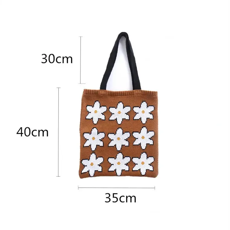 Knitted Portable Shopping Bag