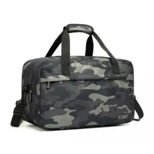 Kono Unisex Camouflage Lightweight Multi-Purpose Sports Travel Duffel Bag - Perfect for Gym, Travel & More