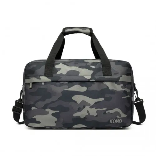 Kono Unisex Camouflage Lightweight Multi-Purpose Sports Travel Duffel Bag - Perfect for Gym, Travel & More