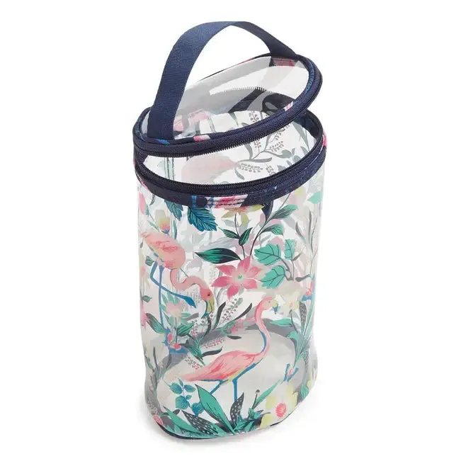 Lotion Bag - Flamingo Garden