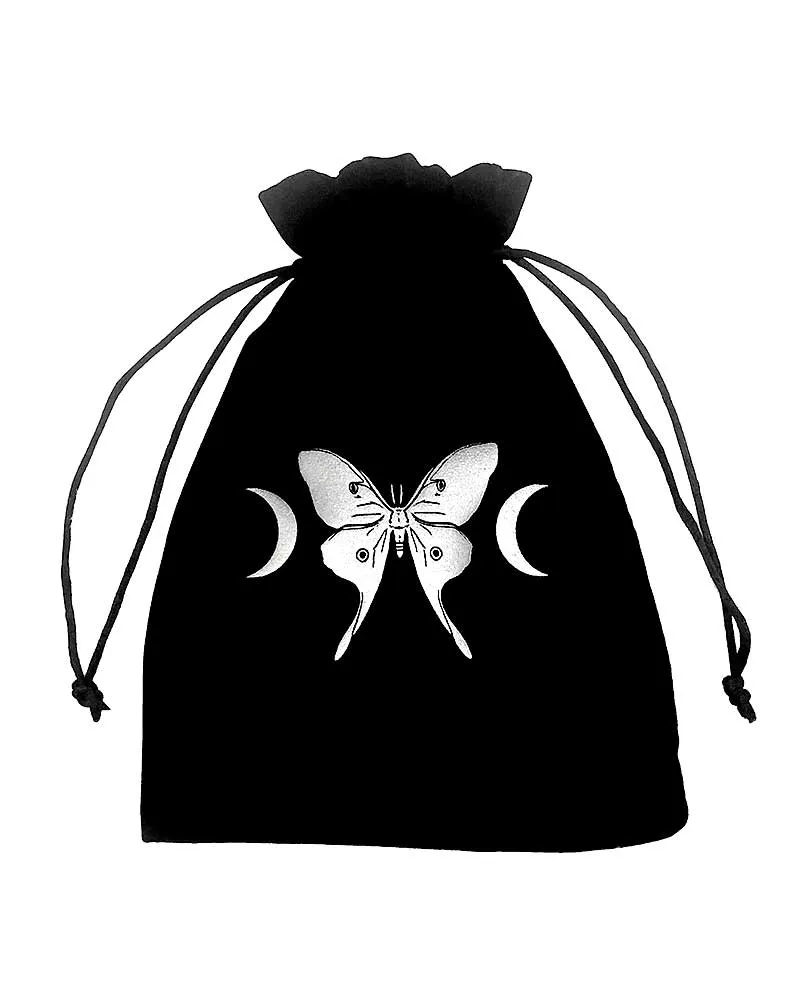 Luna Moth Velvet Tarot/Oracle Bag