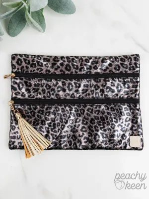 Metallic Jungle Double Zipper Versi Bag