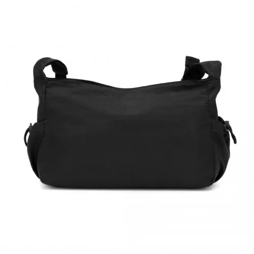 Miss Lulu Ultra-Light Water-Resistant Urban Casual Commuter Crossbody Bag - Black | Stylish & Practical