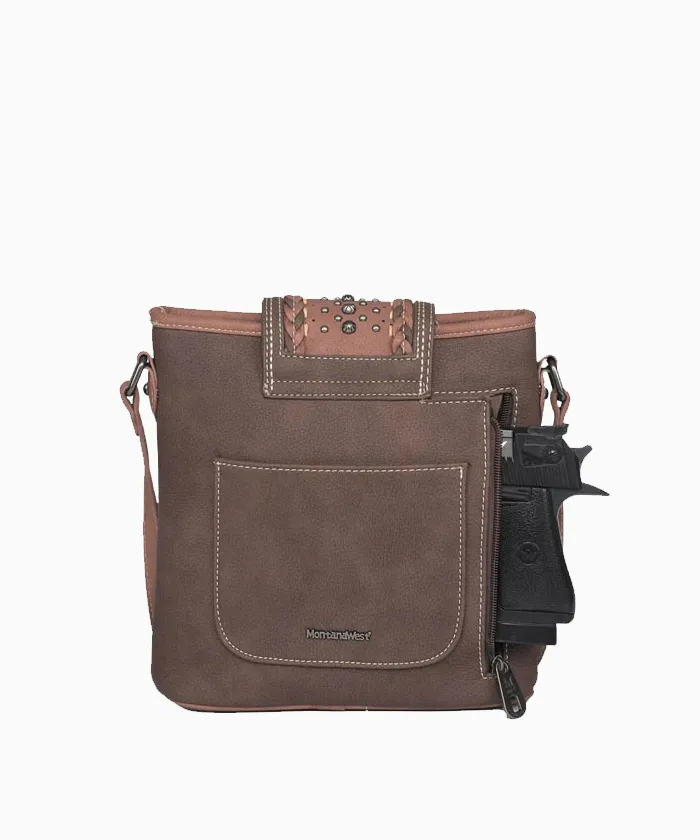 Montana West Concho Collection Concealed Carry Crossbody