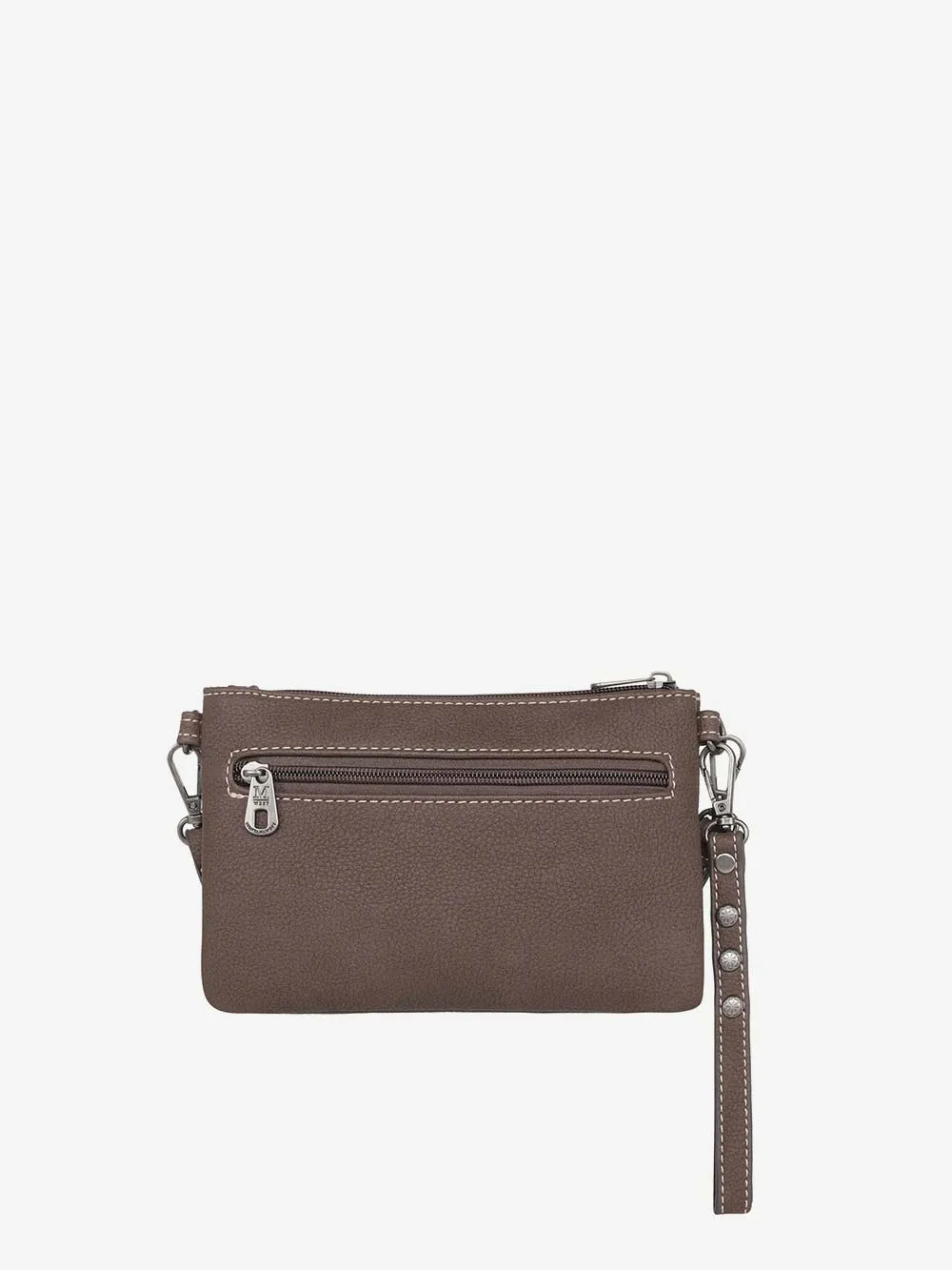 Montana West Concho Studs Crossbody Wristlet