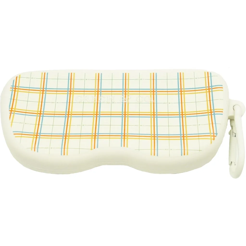 Pattern Sunglasses Case - Plaid Pattern