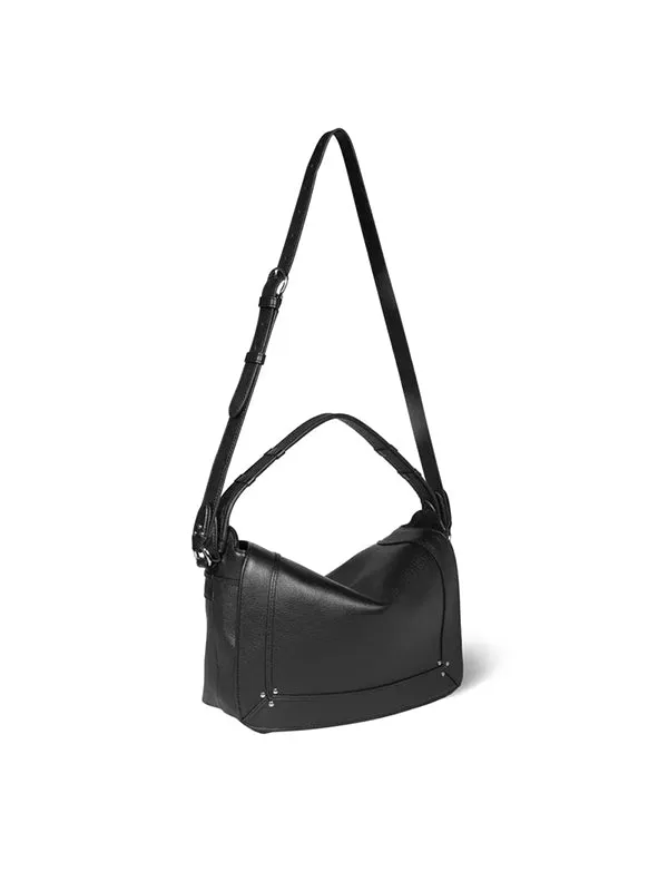 Pepito Medium Bag in Noir Silver