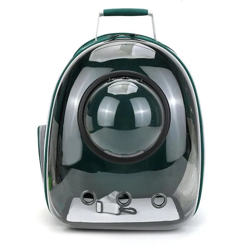 Pet Capsule Backpack: Clear Window, Ventilation, Convenience