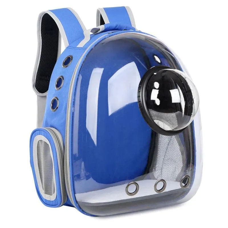 Pet Capsule Backpack: Clear Window, Ventilation, Convenience