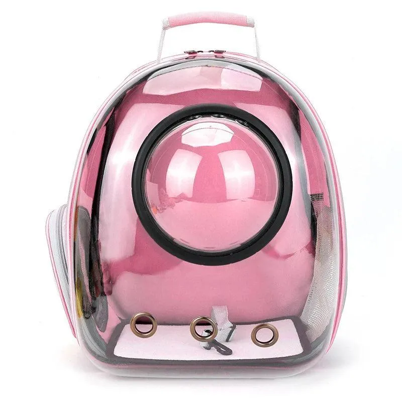 Pet Capsule Backpack: Clear Window, Ventilation, Convenience