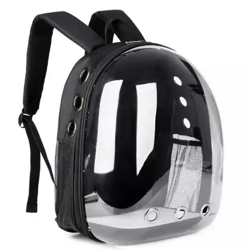 Pet Capsule Backpack: Clear Window, Ventilation, Convenience