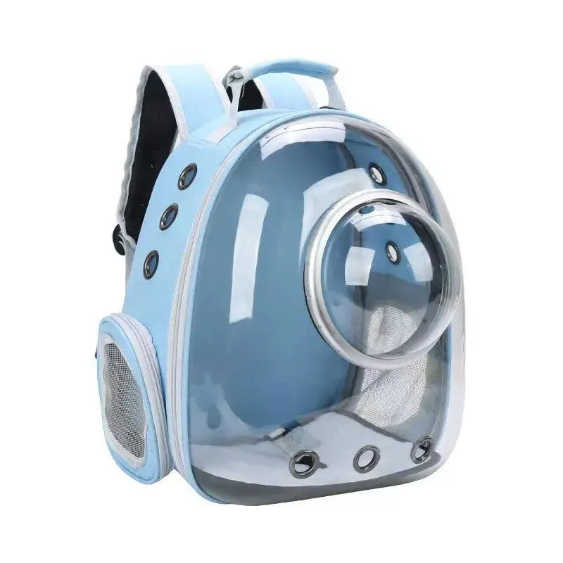 Pet Capsule Backpack: Clear Window, Ventilation, Convenience