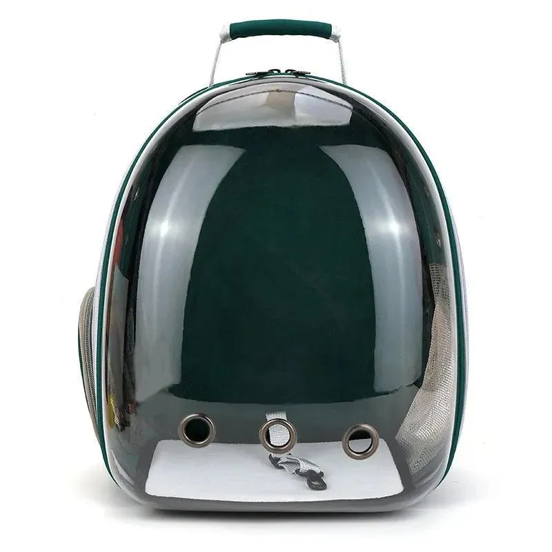 Pet Capsule Backpack: Clear Window, Ventilation, Convenience