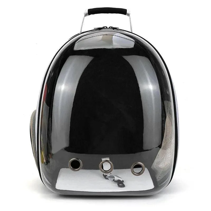 Pet Capsule Backpack: Clear Window, Ventilation, Convenience