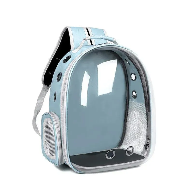 Pet Capsule Backpack: Clear Window, Ventilation, Convenience