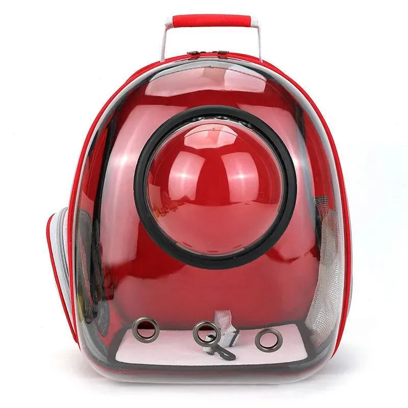 Pet Capsule Backpack: Clear Window, Ventilation, Convenience