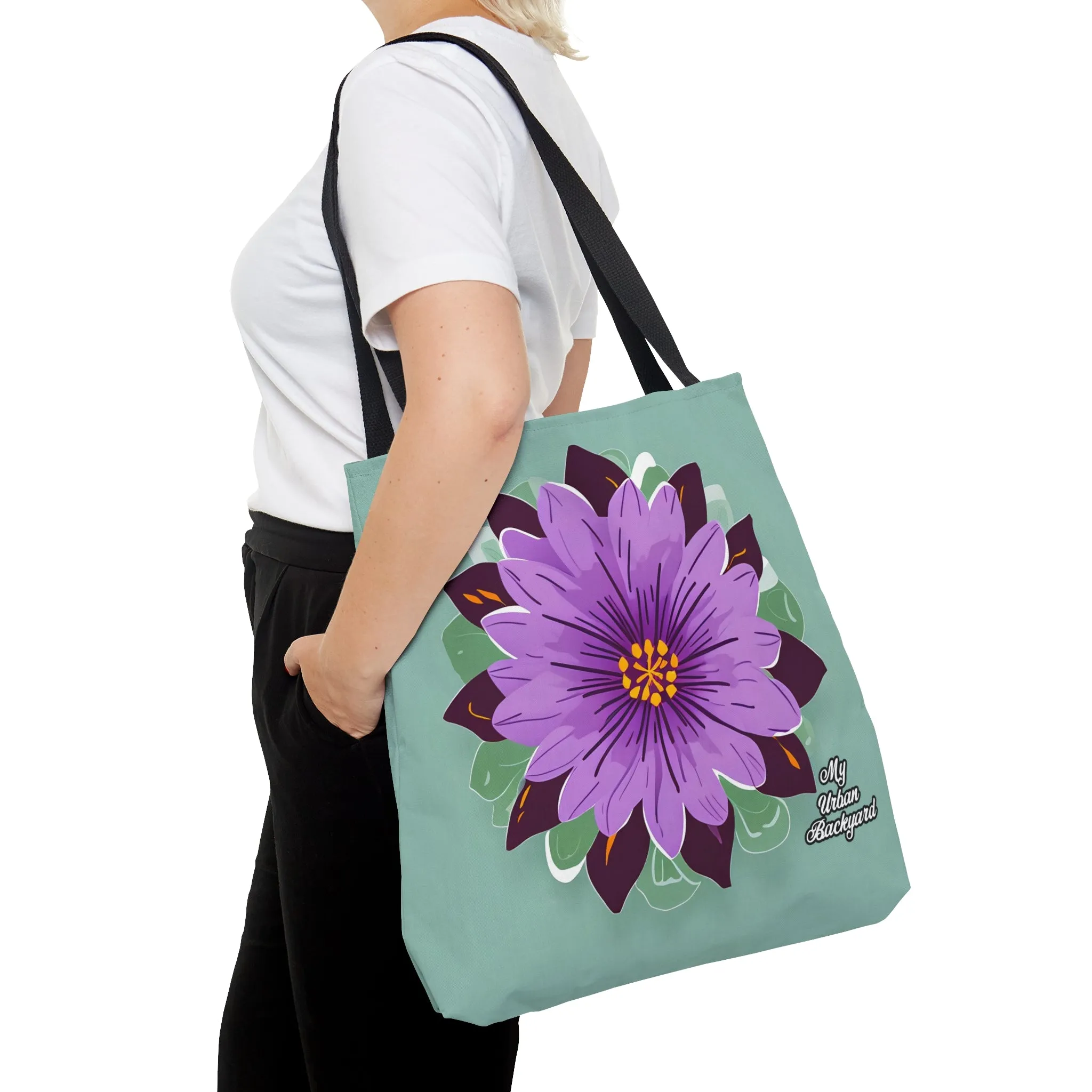 Purple Flower, Tote Bag for Everyday Use - Durable and Functional