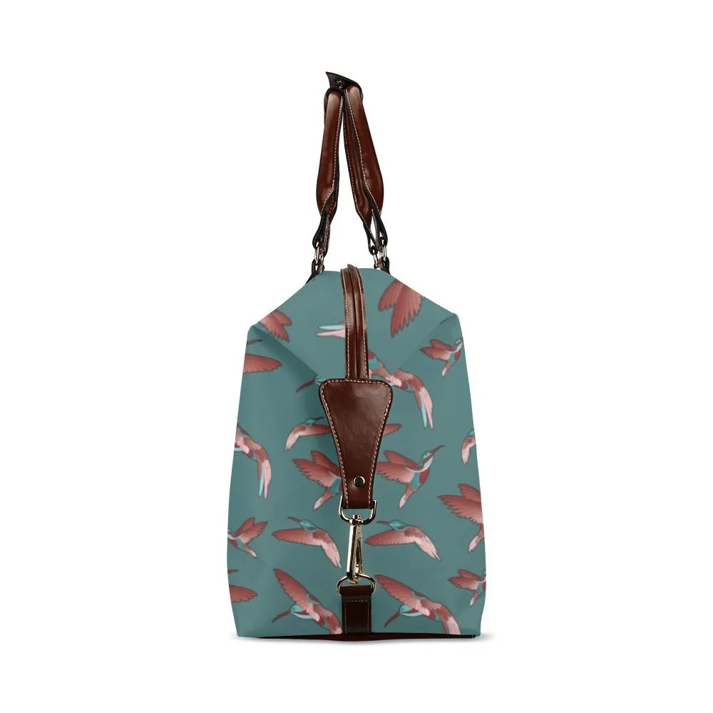 Red Swift Turquoise Classic Travel Bag