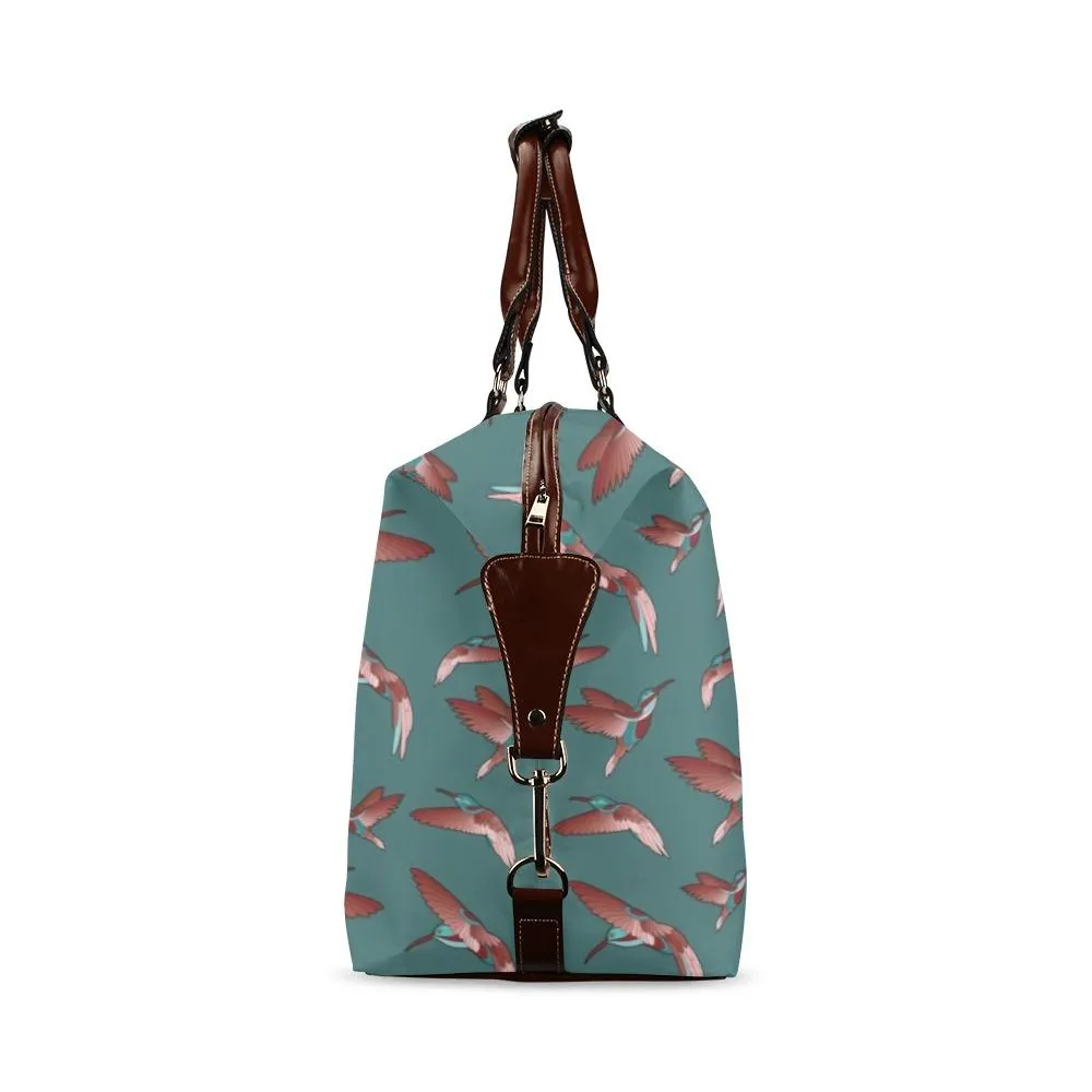 Red Swift Turquoise Classic Travel Bag