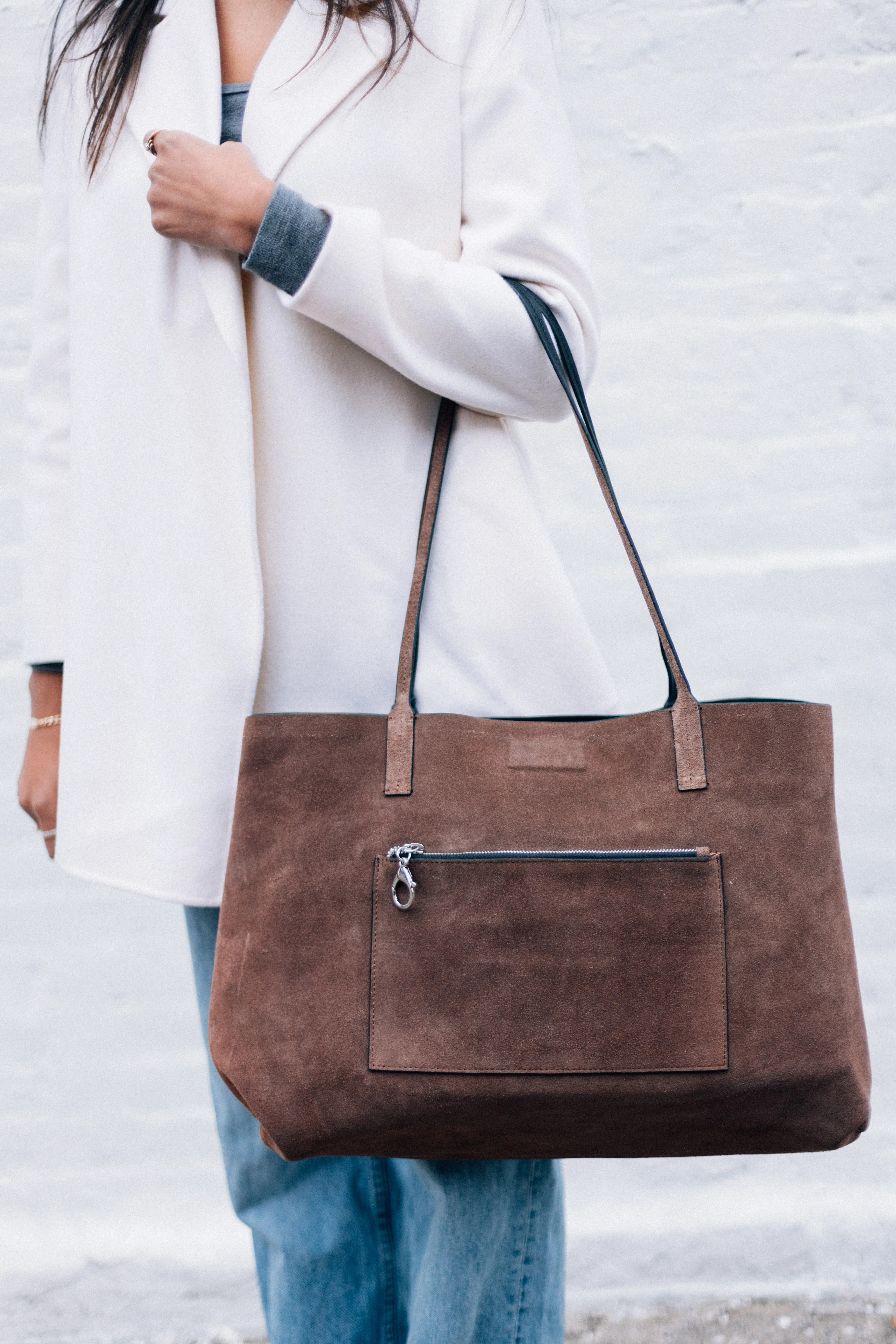 REVERSE LARGE LEATHER TOTE