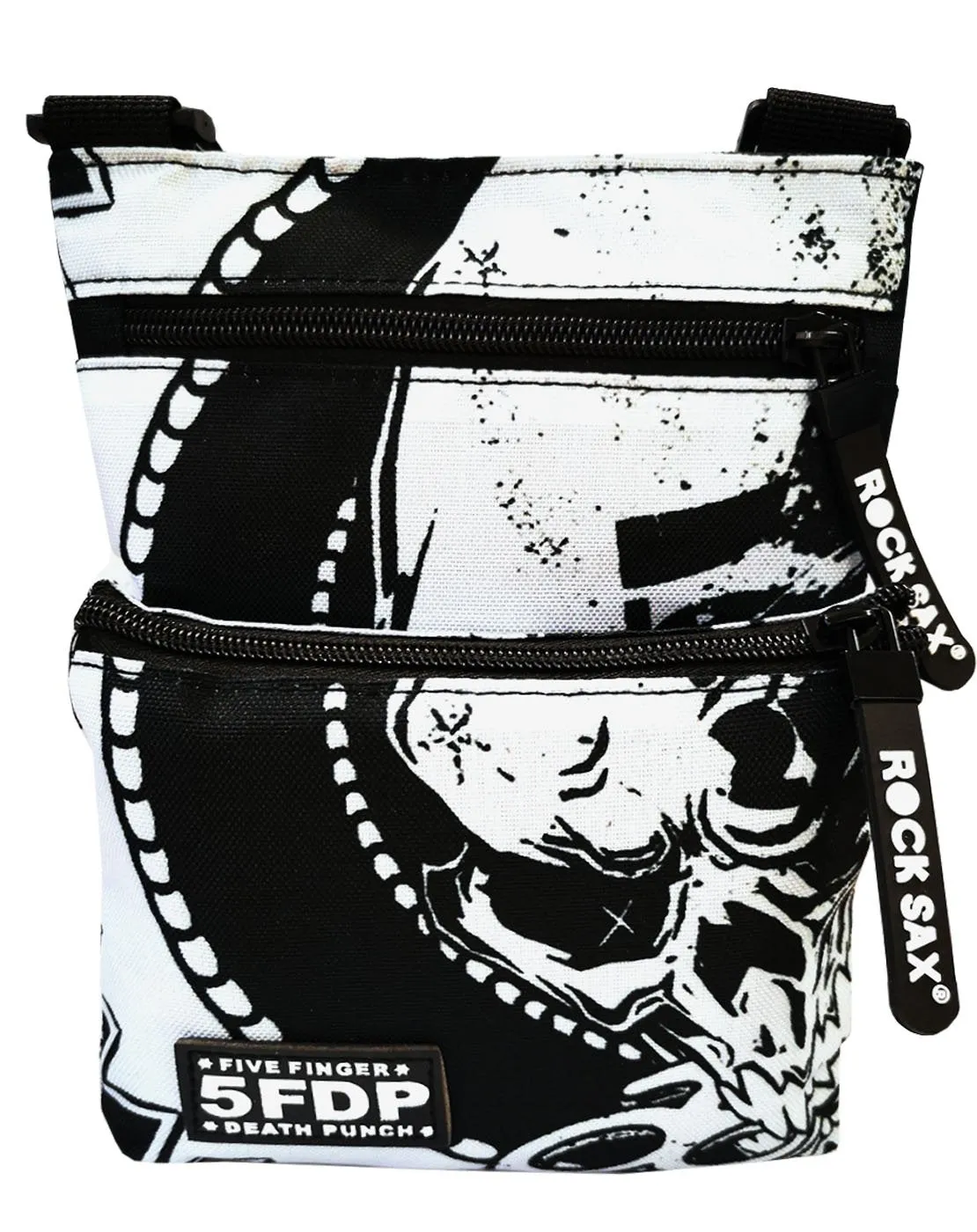 Rock Sax 'Five Fingered Death Punch' Cross Body Bag Official Band Merch