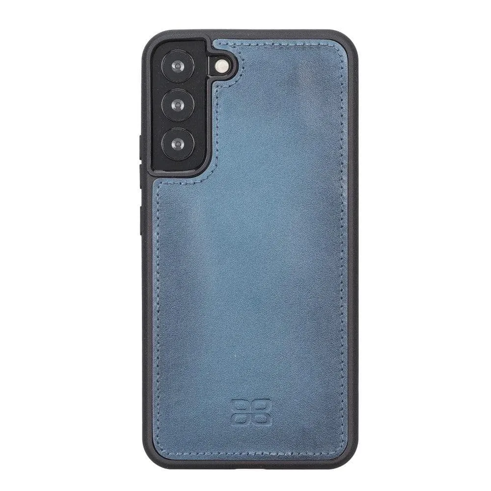 Samsung Galaxy S22 Series Zippered Leather Detachable Wallet Case