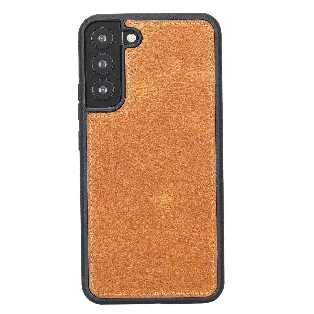 Samsung Galaxy S22 Series Zippered Leather Detachable Wallet Case