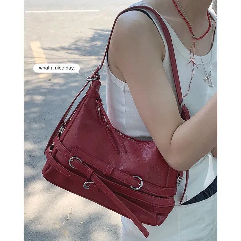 TAVIMART  -  Korea's Niche Underarm Bag for Women's 2024 New Fashion Elegant Stylish Women's Portable Bags