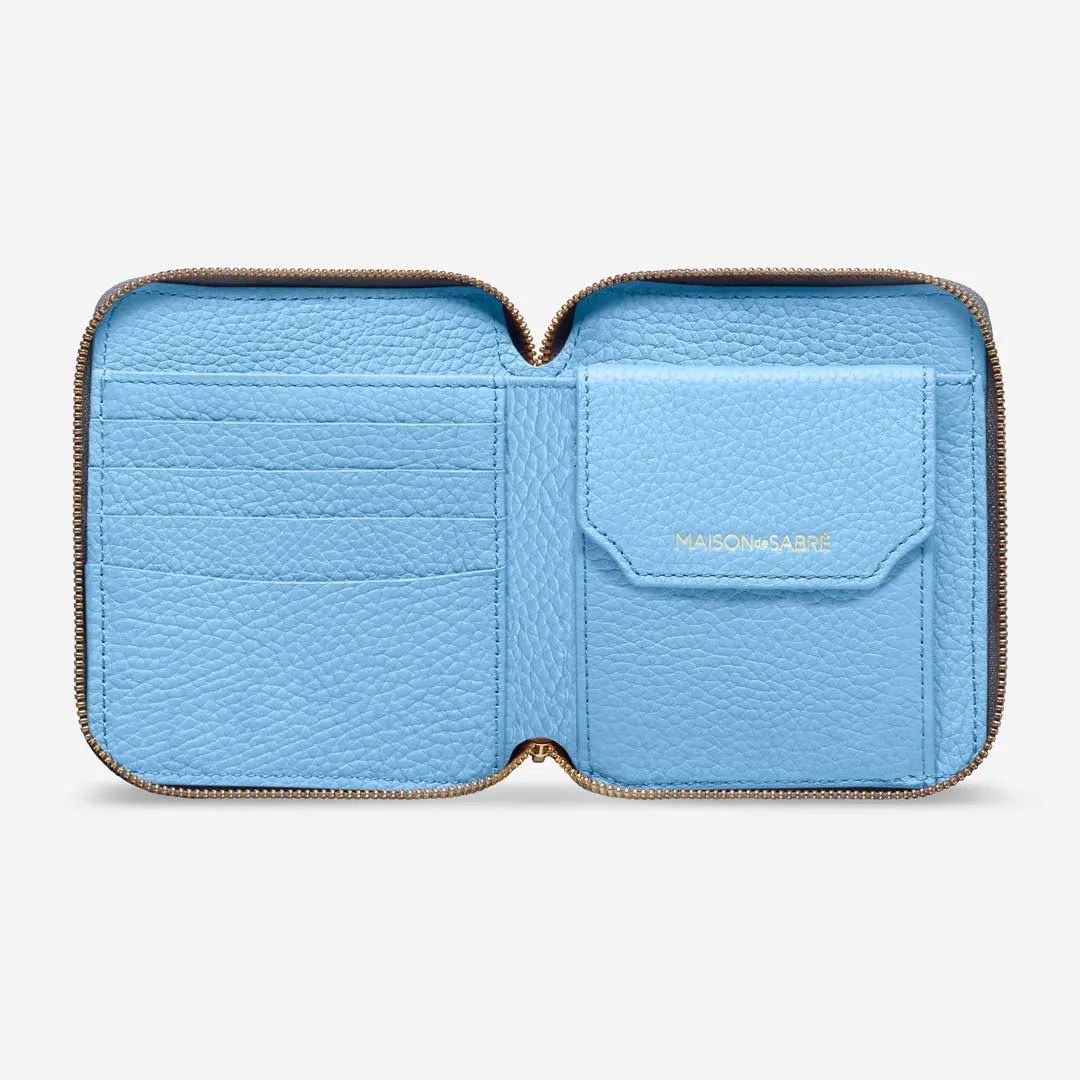 The Zip Around Wallet - Graphite Sky