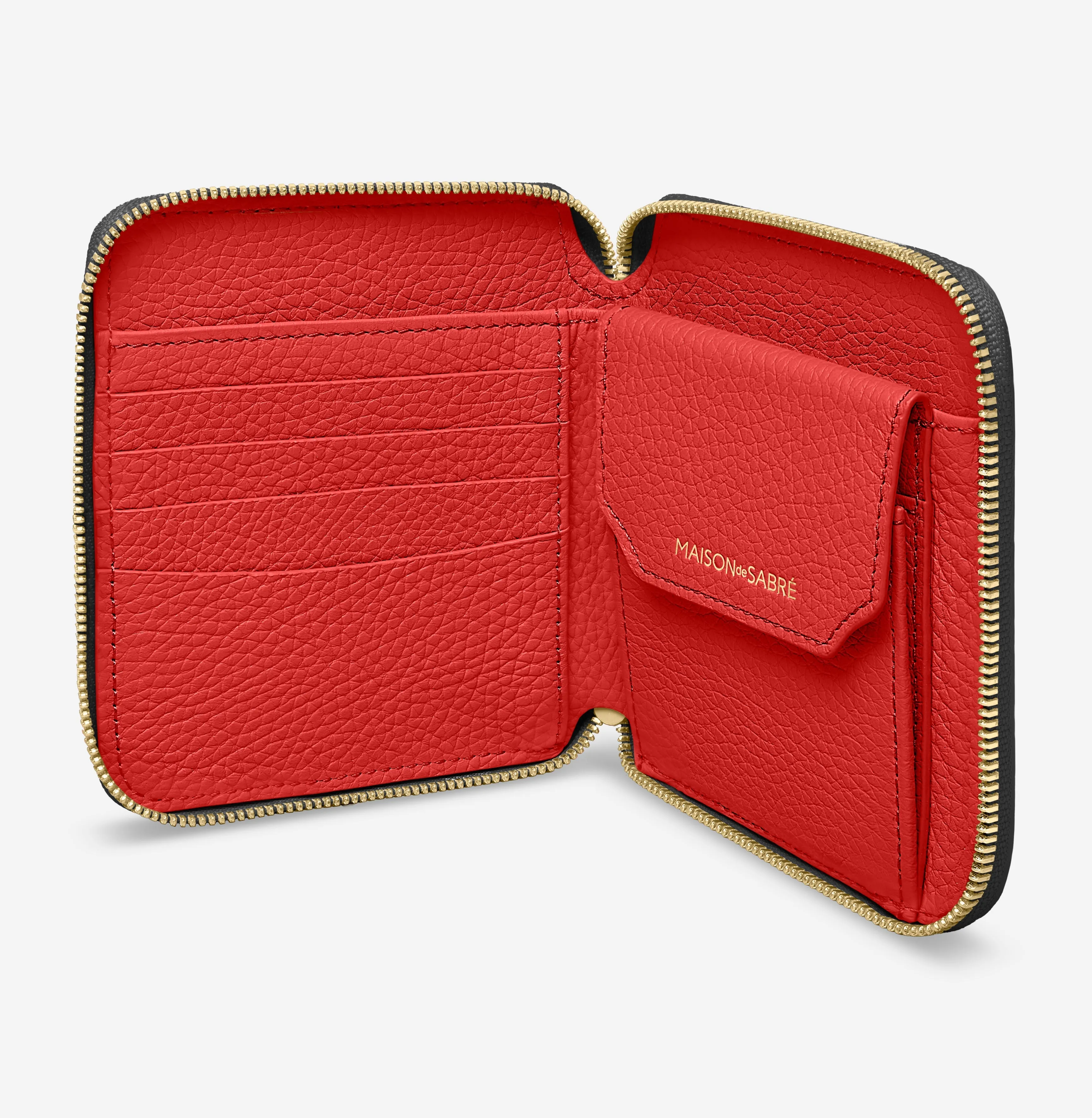 The Zip Around Wallet - Pomegranate Caviar