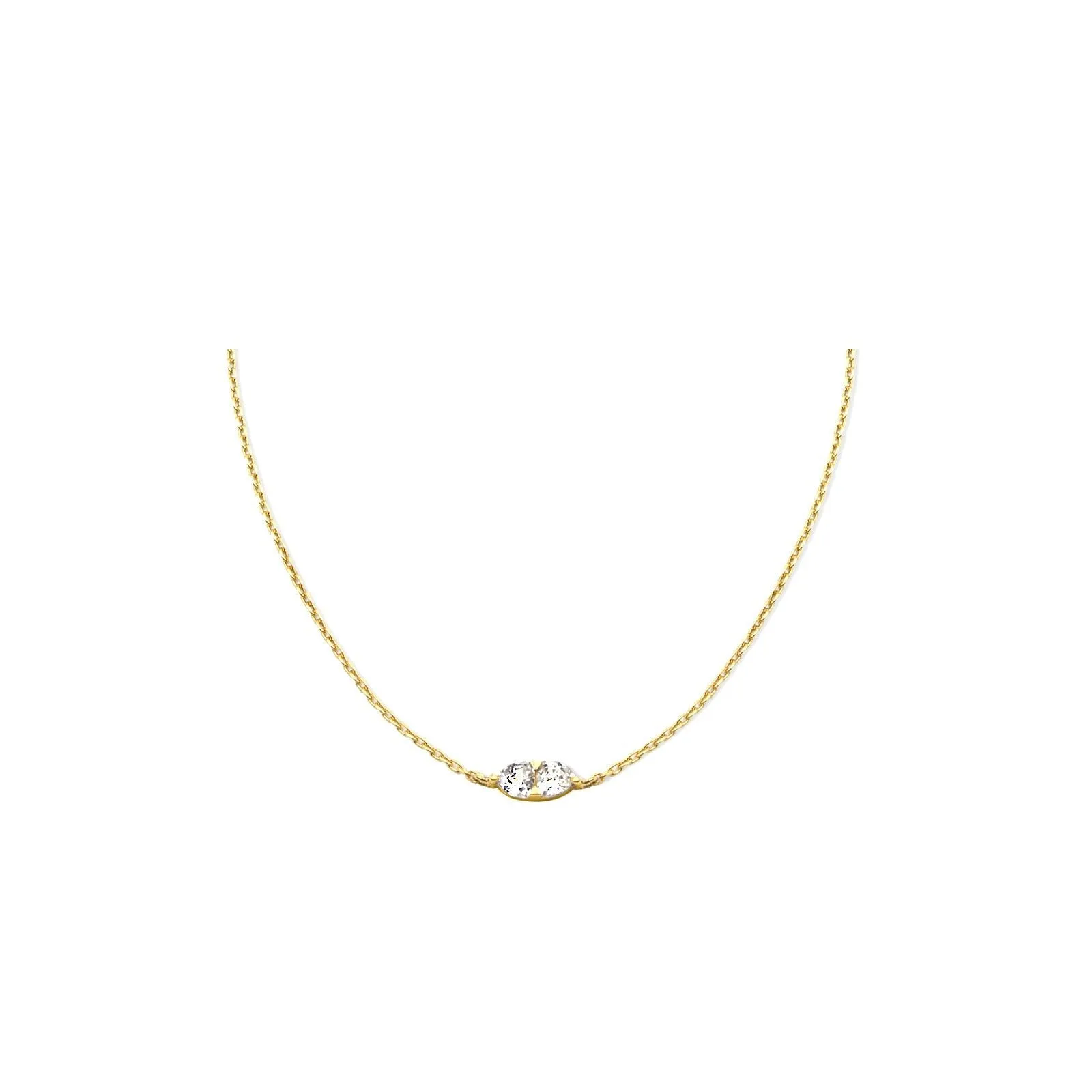 Trillion Solitaire Necklace