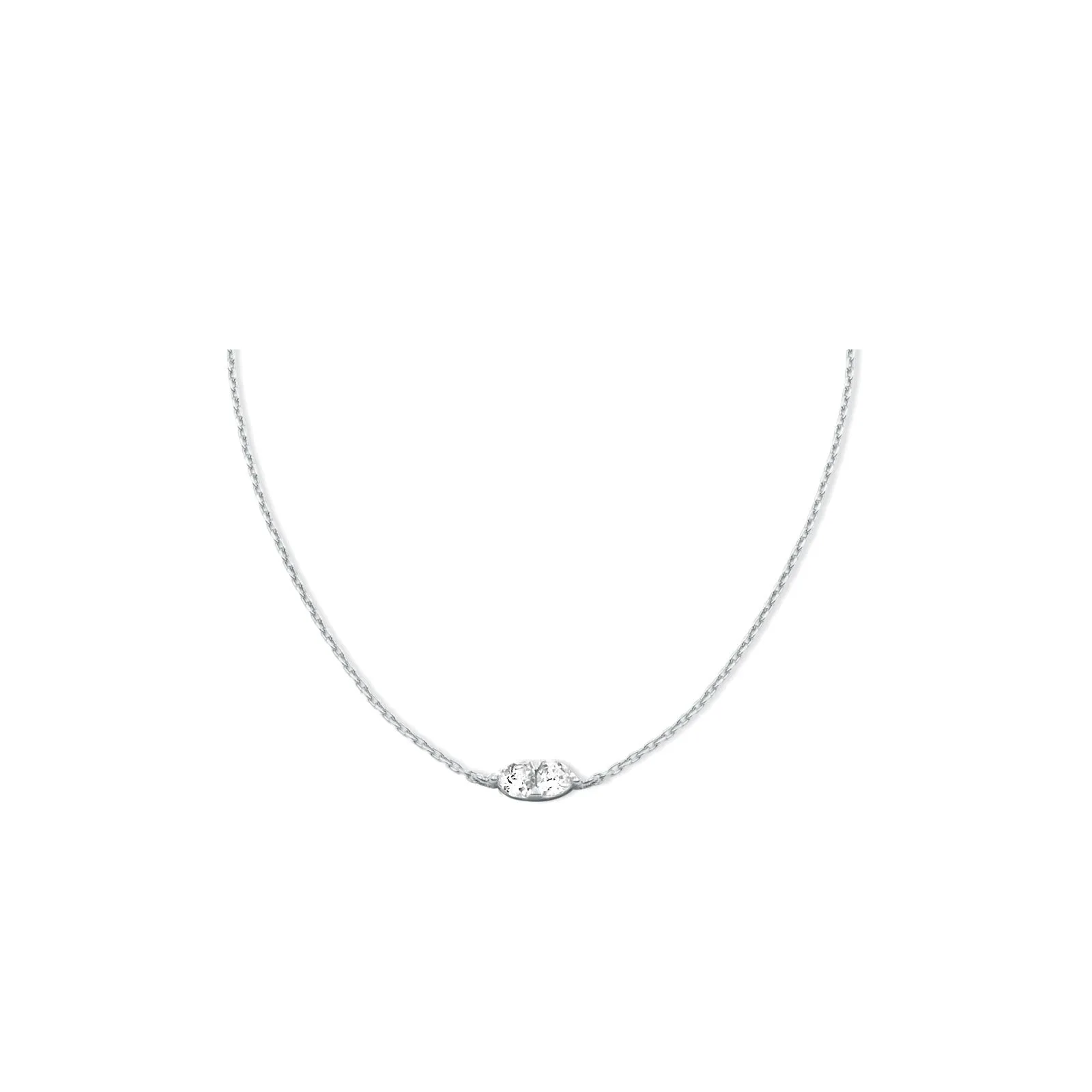 Trillion Solitaire Necklace