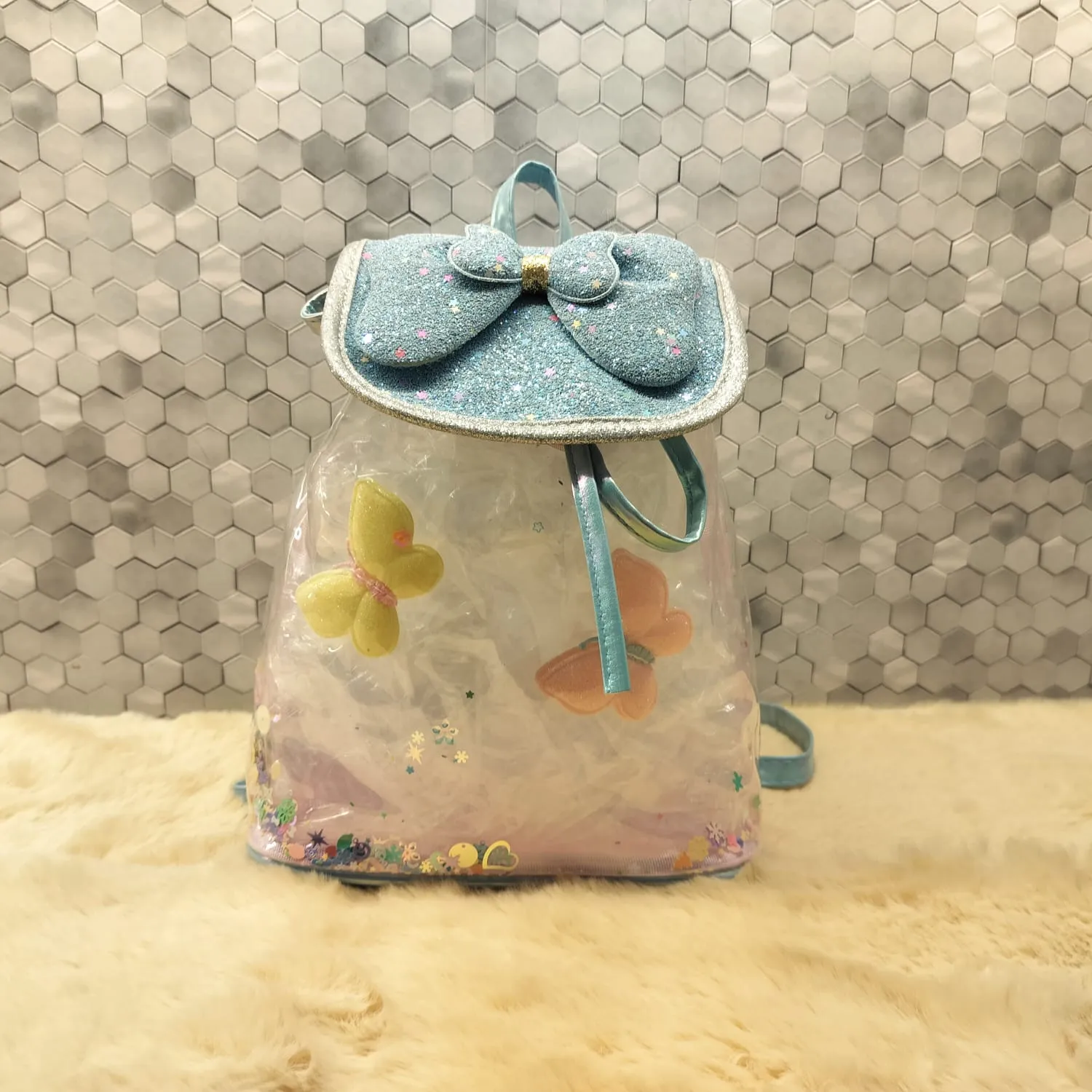 Versatile Butterfly Glitter Bow Bags.